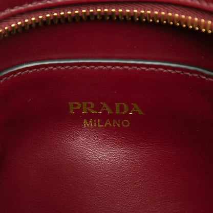 Prada Soft Calf Trimmed Saffiano Lux Open Convertible Tote