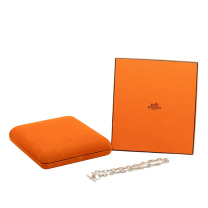 Hermès Small Sterling Silver Chaine d'Ancre Necklace