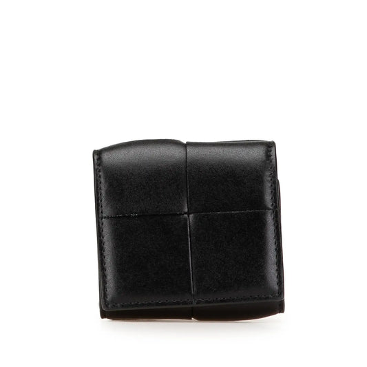 Bottega Veneta Leather Intreccio Cassette Folded Coin Purse