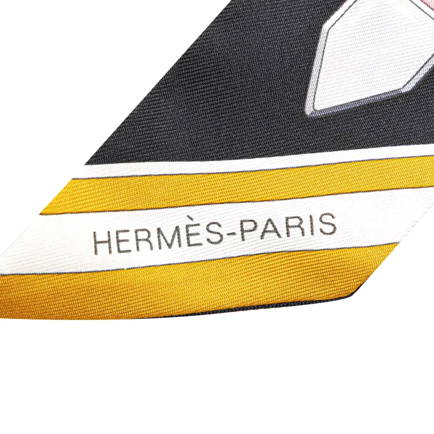 Hermès Grand Tralala Silk Twilly Scarf