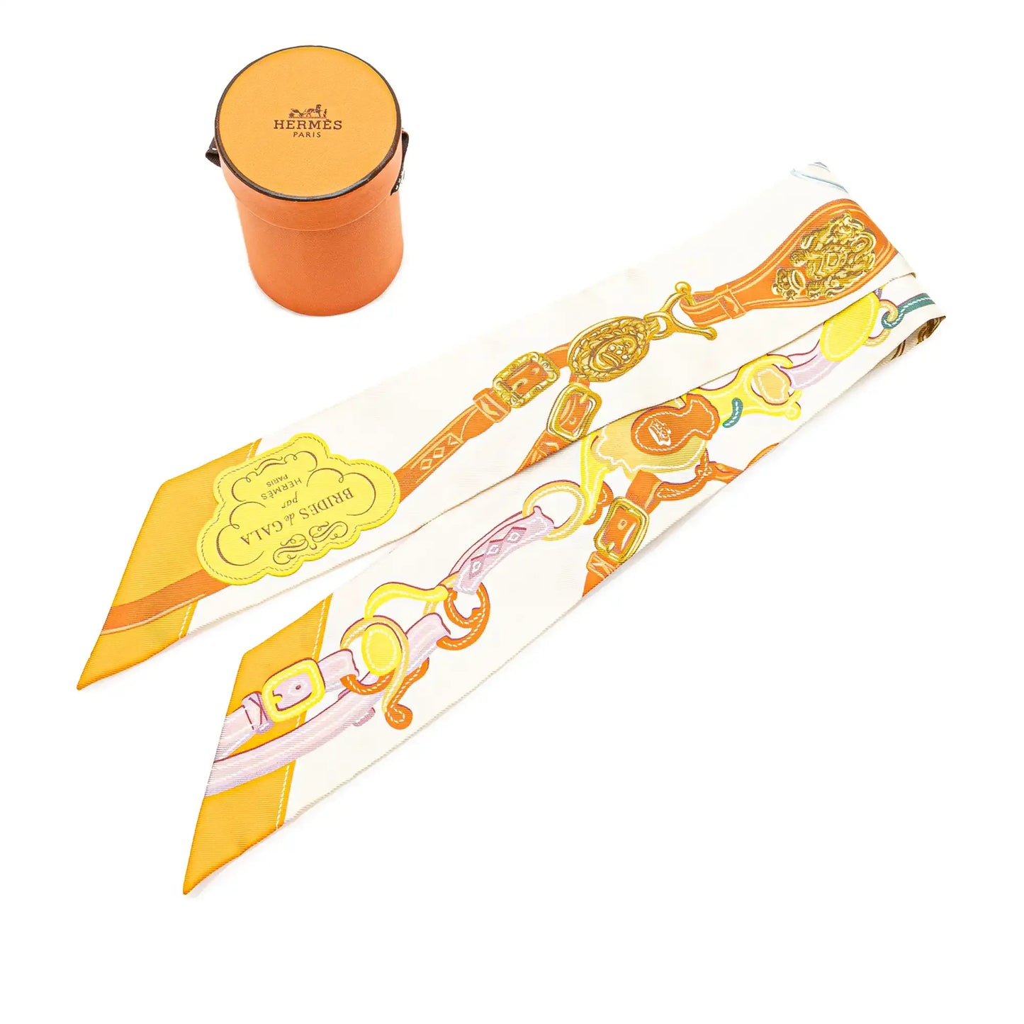 Hermès Brides De Gala Twilly Silk Scarf