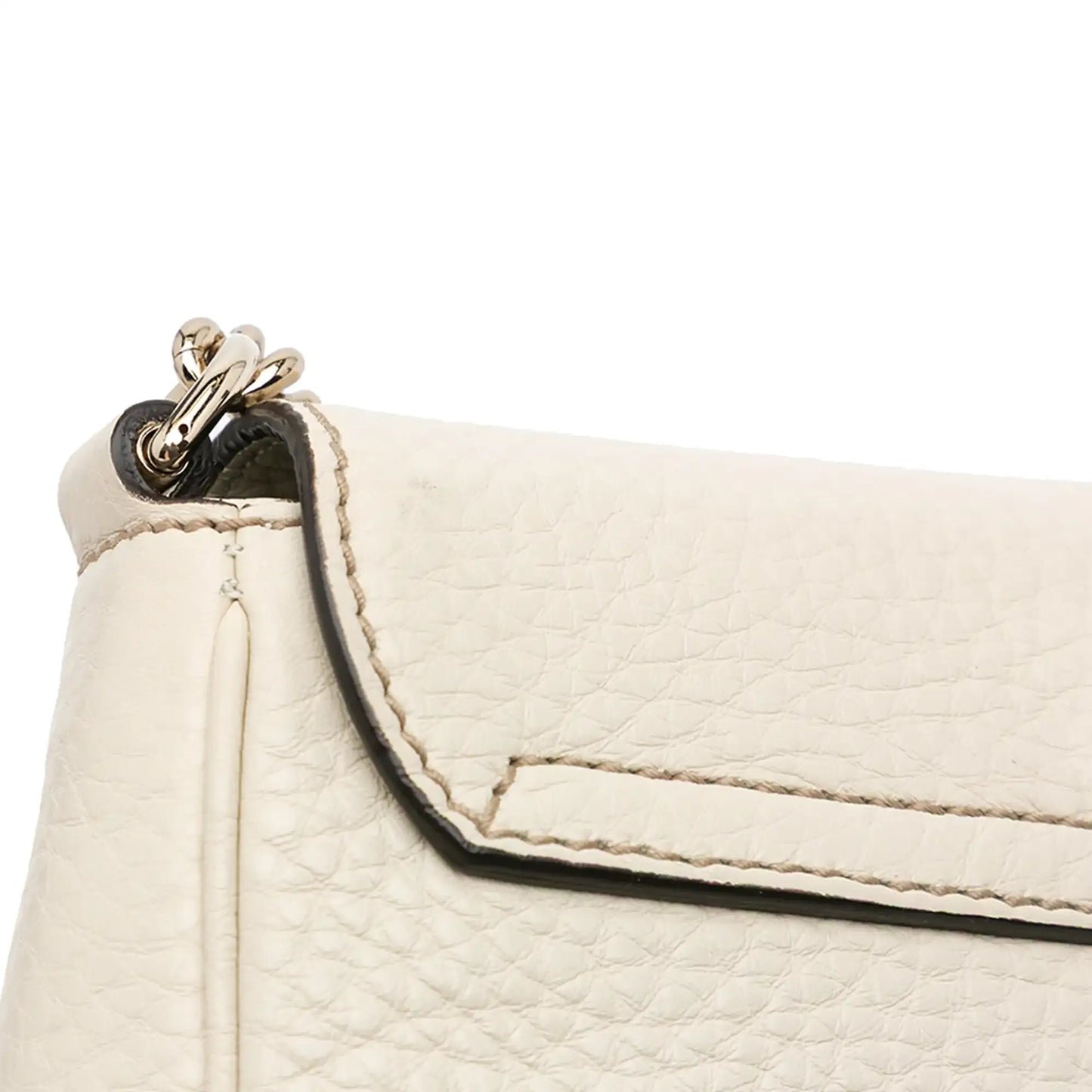 Gucci Small Leather Soho Chain Flap Crossbody