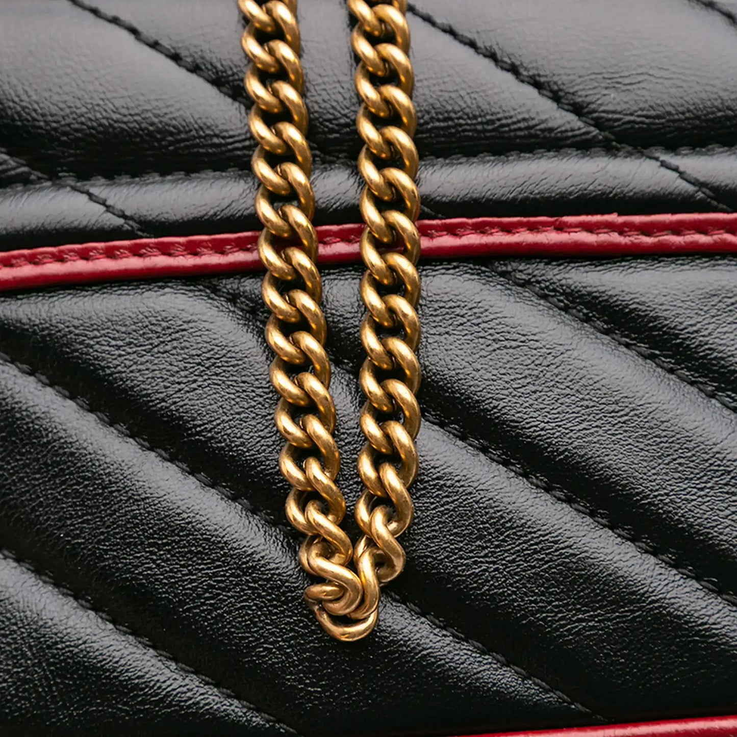 Gucci Super Mini GG Marmont Matelasse Leather Torchon Flap Crossbody