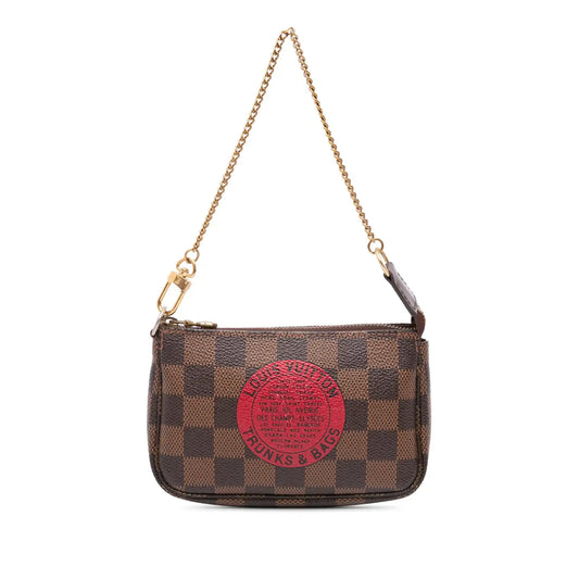 Louis Vuitton Damier Ebene Trunks and Bags Mini Pochette Accessoires