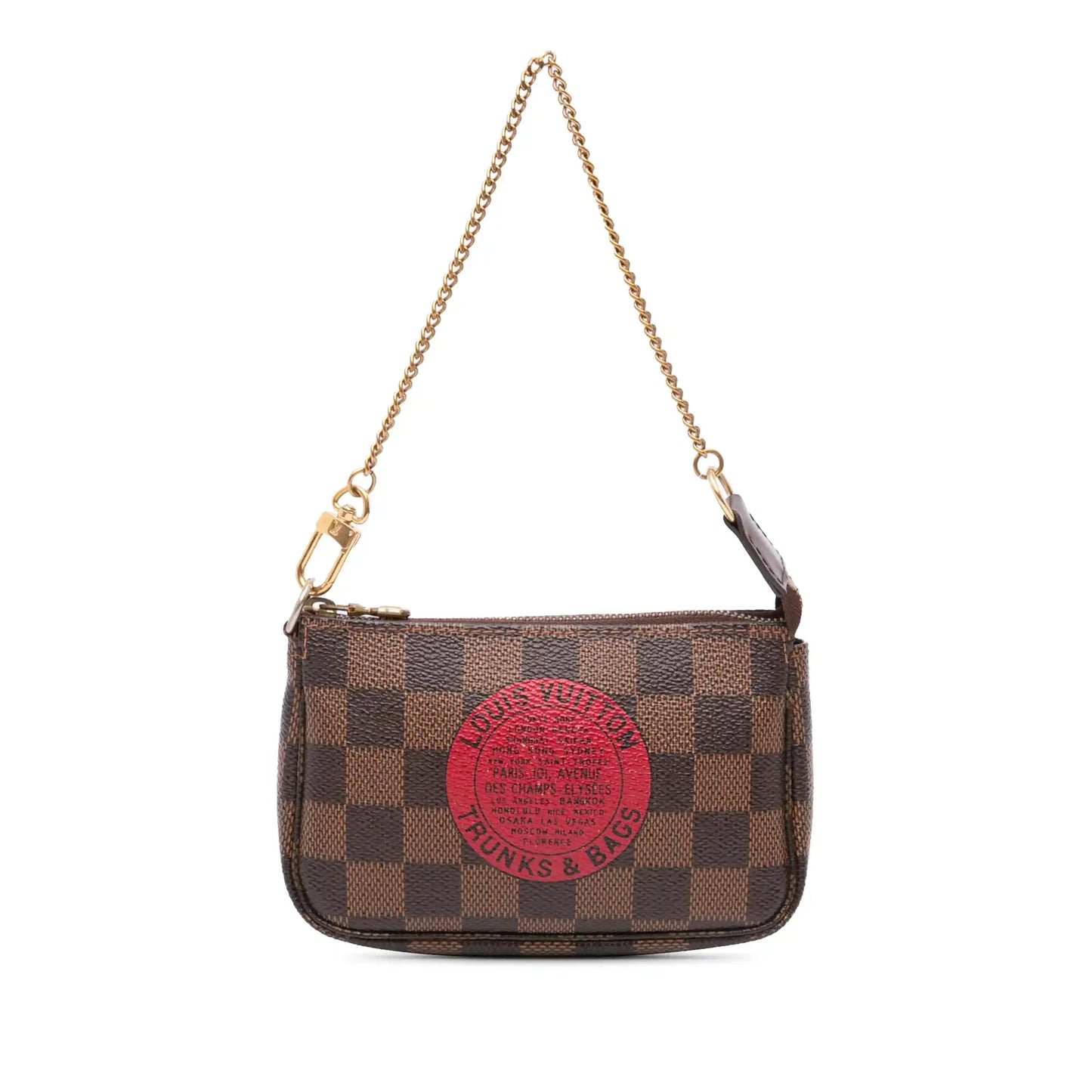 Louis Vuitton Damier Ebene Trunks and Bags Mini Pochette Accessoires