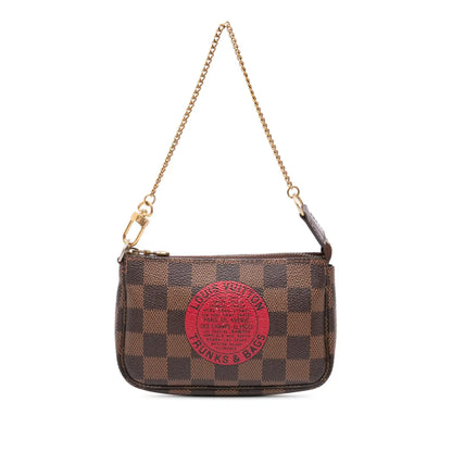 Louis Vuitton Damier Ebene Trunks and Bags Mini Pochette Accessoires