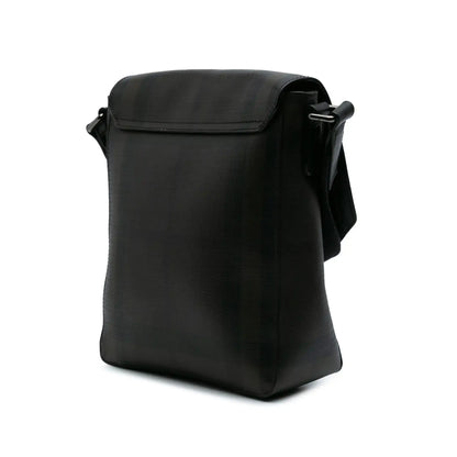 Burberry Smoke Check Coated Canvas Crossbody