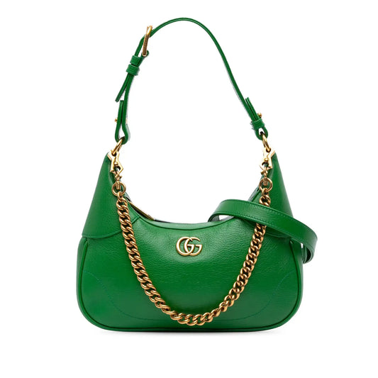Gucci Small Leather Aphrodite Satchel