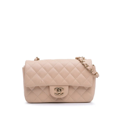 Chanel Mini Rectangular Classic Lambskin Single Flap