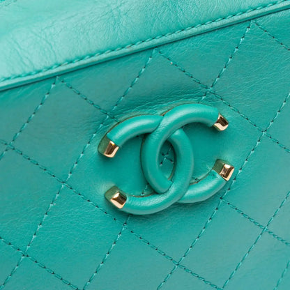 Chanel CC Stitched Calfskin Enamel Camera Bag