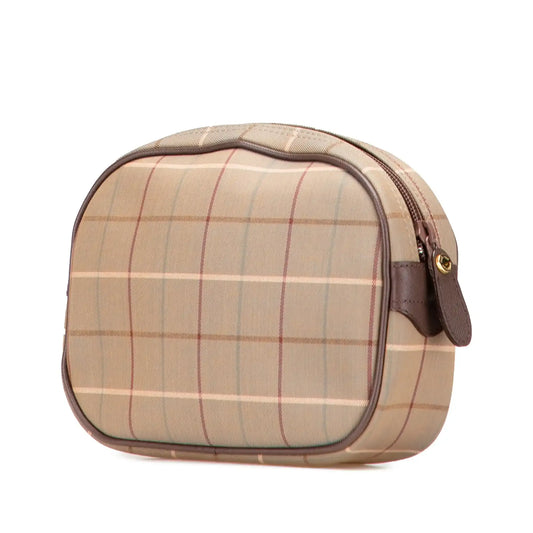 Burberry Vintage Check Canvas Clutch