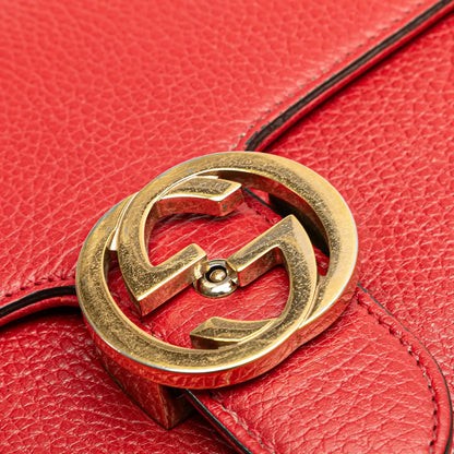 Gucci Medium Dollar Calfskin Interlocking G Crossbody
