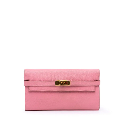 Hermès Chevre Mysore Kelly Longue Wallet
