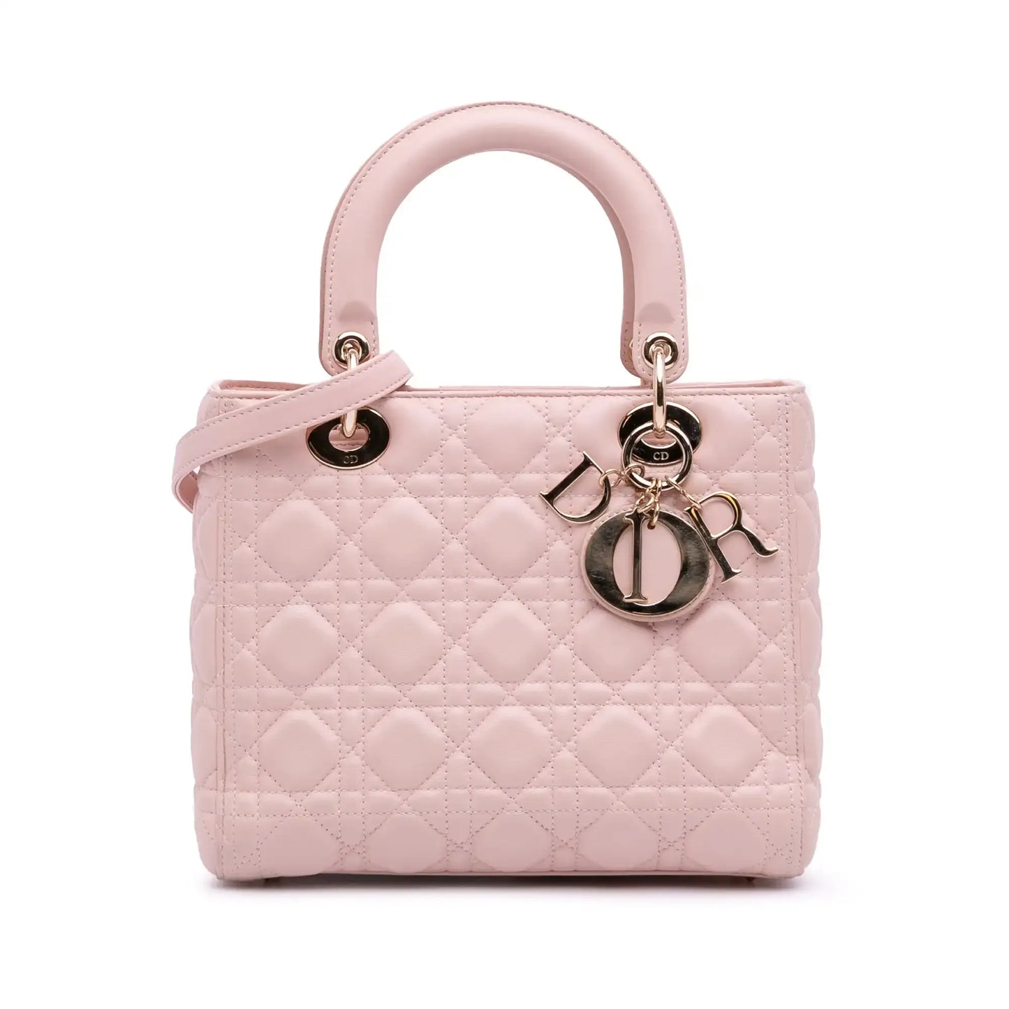 Dior Mini Medium Lambskin Cannage Lady