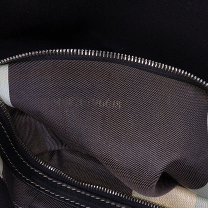 Fendi Canvas FF Marble Double Flap Shoulder Bag