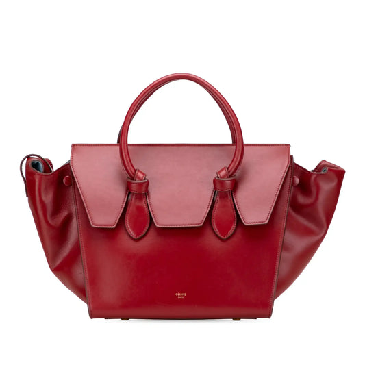 Celine Small Leather Tie Tote