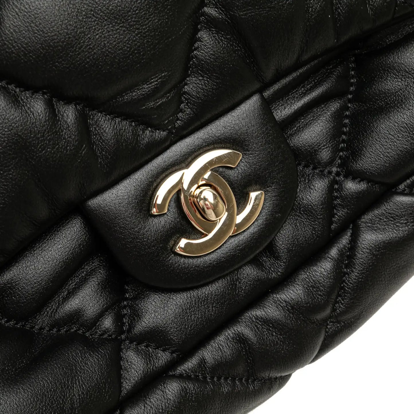 Chanel Medium Quilted Calfskin Bubbly Flap