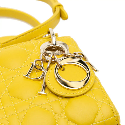 Dior Micro Lambskin Cannage Lady