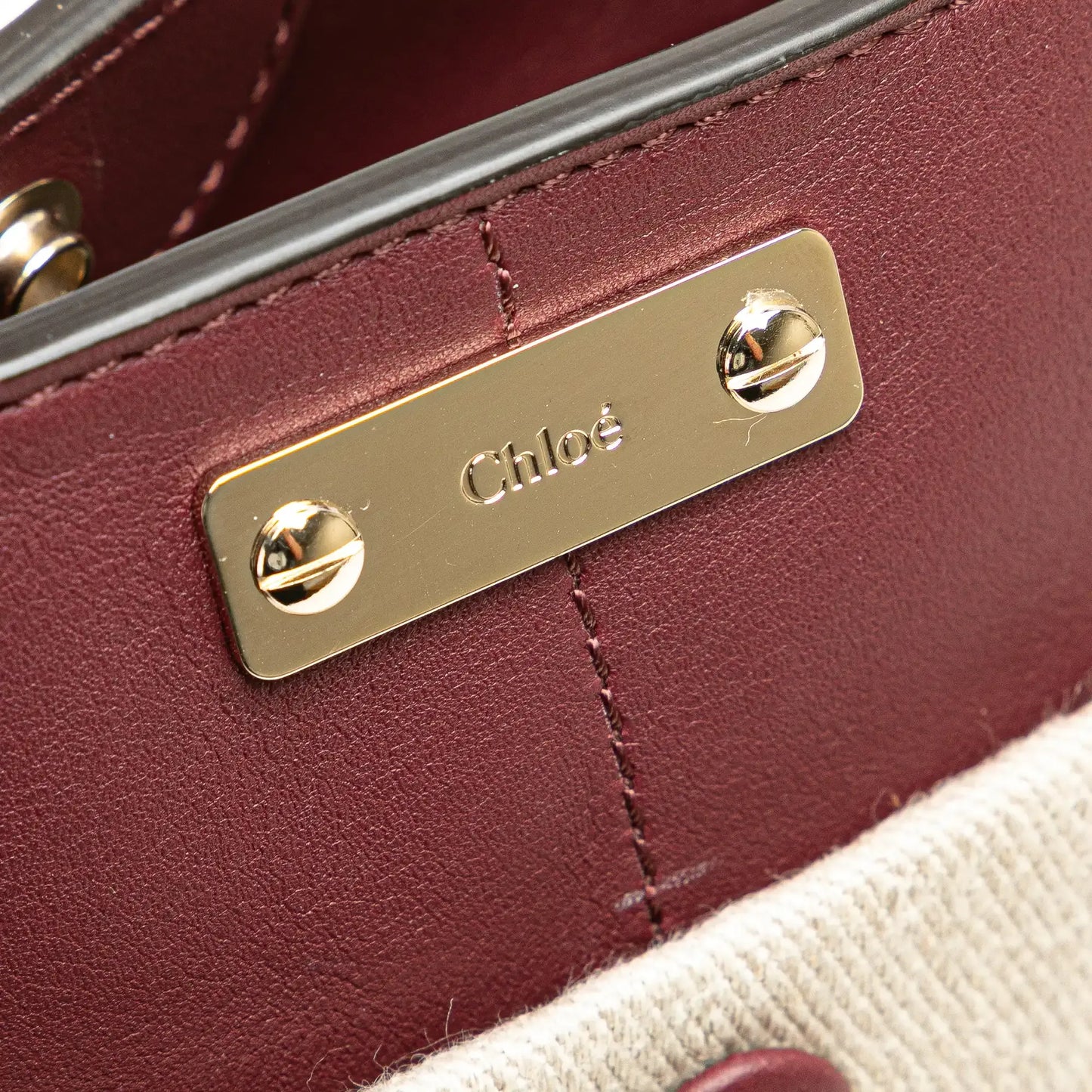 Chloé Small Canvas Key Bucket Bag