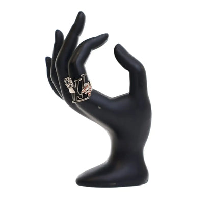 Louis Vuitton Palladium Plated Enamel Fairytale Cocktail Ring
