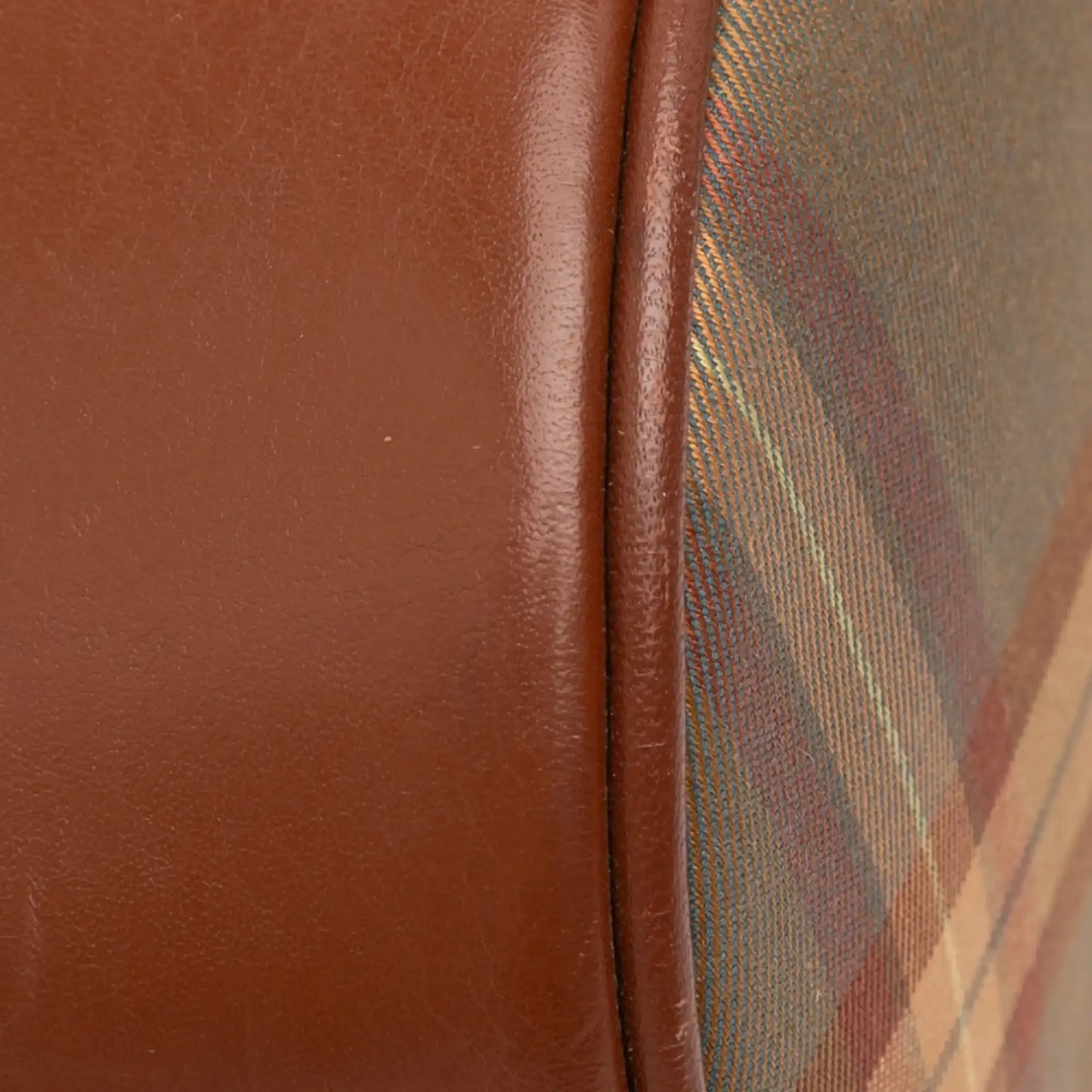 Burberry Vintage Check Canvas Bucket Bag