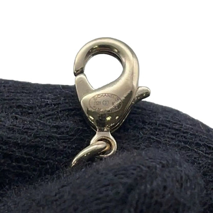 Chanel Gold Plated Faux Pearl CC Rhinestone Pendant Necklace