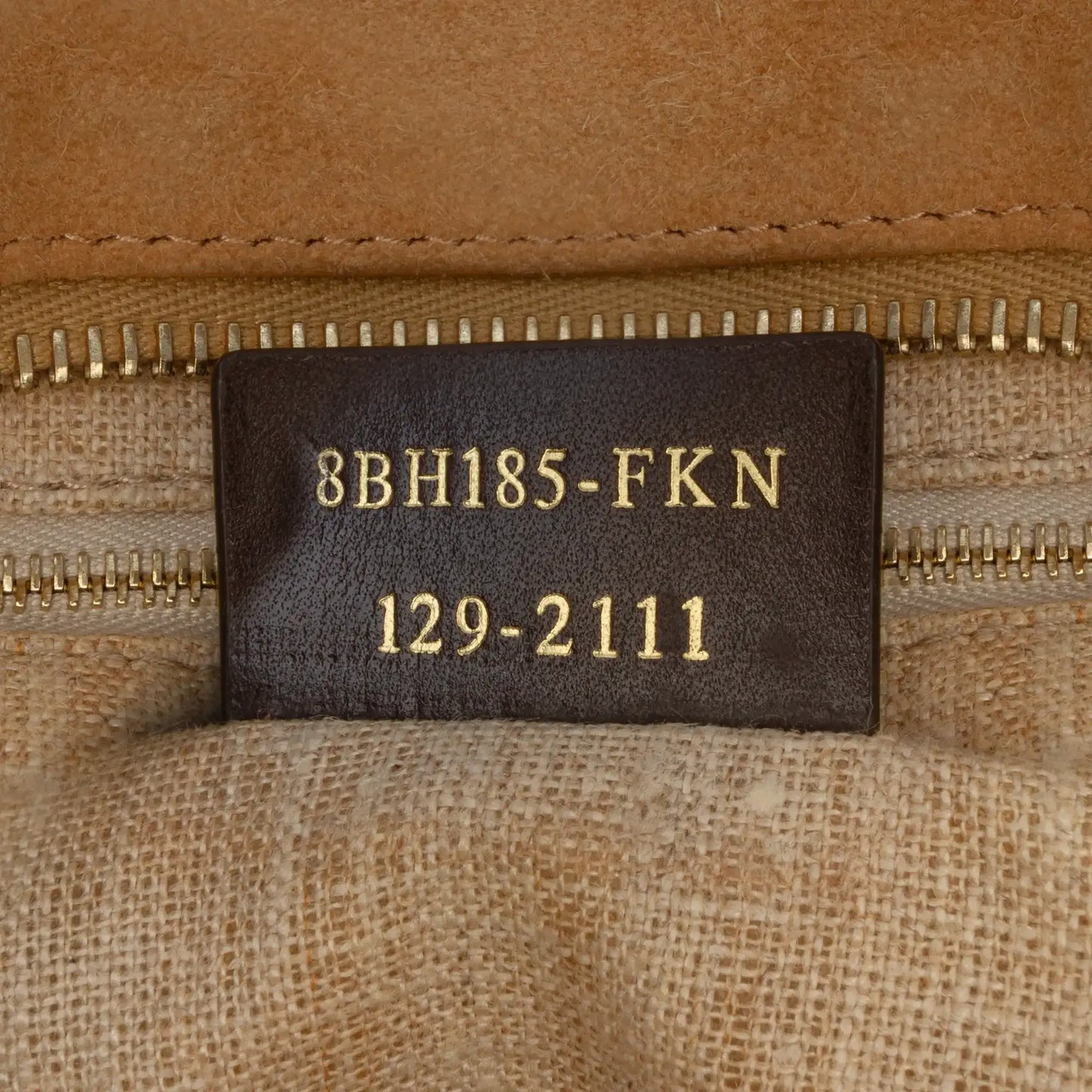 Fendi Medium Pequin Canvas Roll Tote