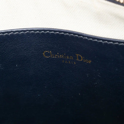 Dior Canvas Reverse Embroidered Toile de Jouy Clutch