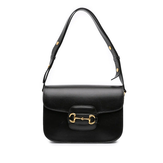 Gucci Medium Leather Horsebit 1955 Shoulder Bag