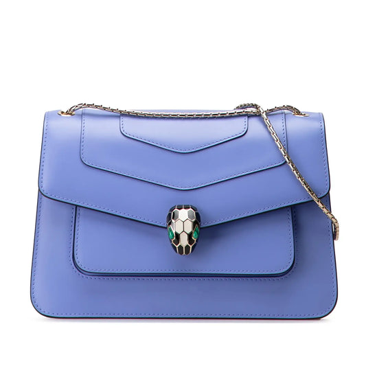 Bvlgari Medium Calfskin Serpenti Forever Shoulder Bag