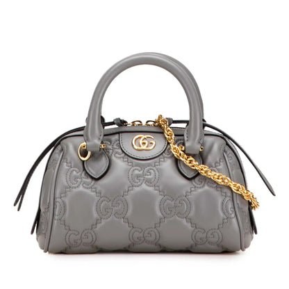 Gucci Mini GG Matelasse Leather Marmont Satchel