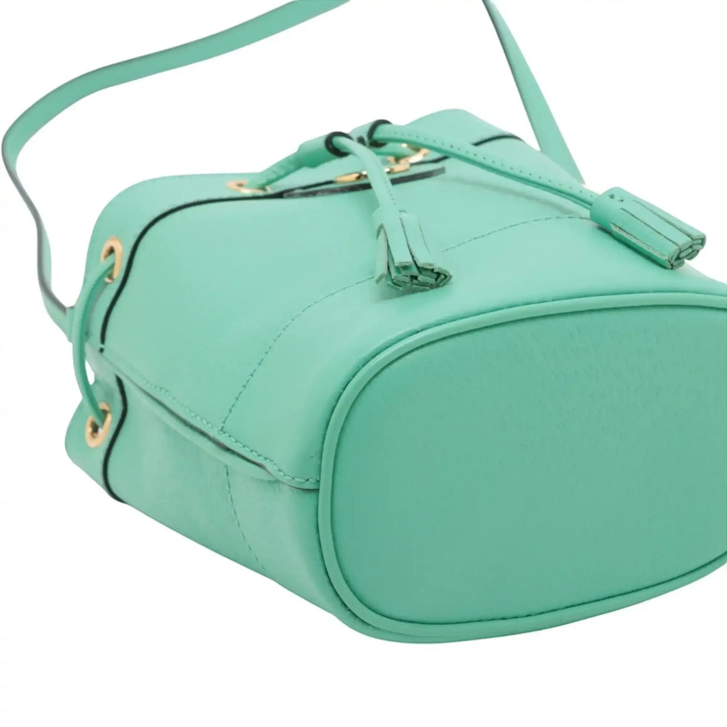 Gucci Mini Leather Ophidia Bucket Bag