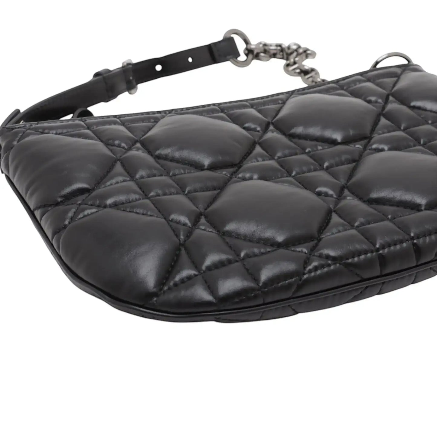 Dior Mini Calfskin Macrocannage Dior Caro Tulip Bag