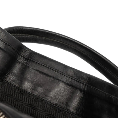Prada Tessuto Trimmed Nappa Tote