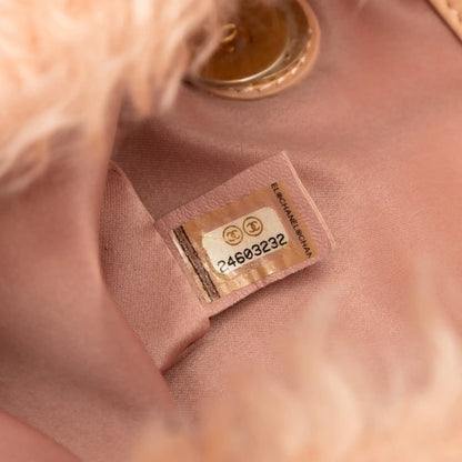 Chanel CC Fantasy Fur Clutch with Chain