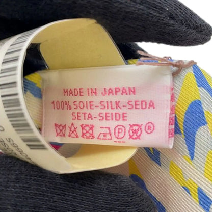 Hermès Ex Libris Marble Silk Twilly Scarf