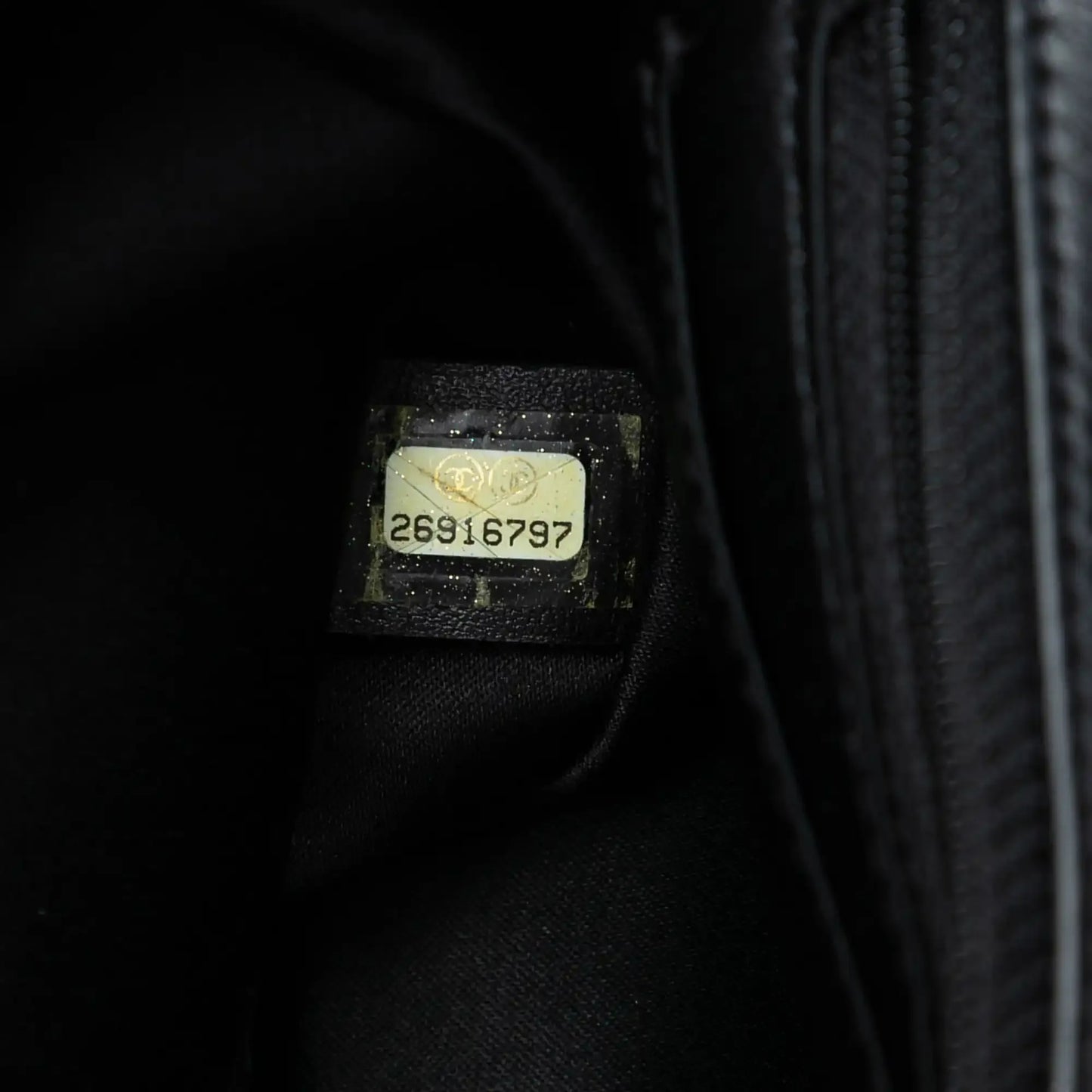 Chanel Medium Sequined Calfskin Single Flap