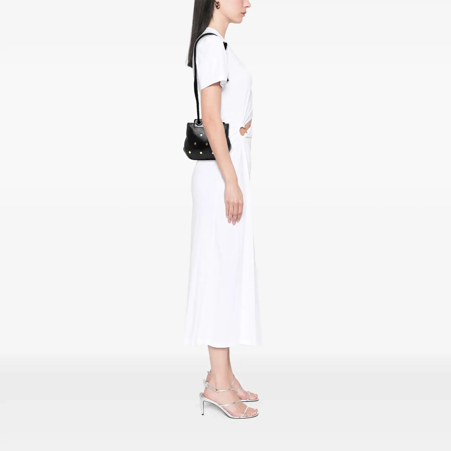 Loewe Studded Leather Drawstring Crossbody