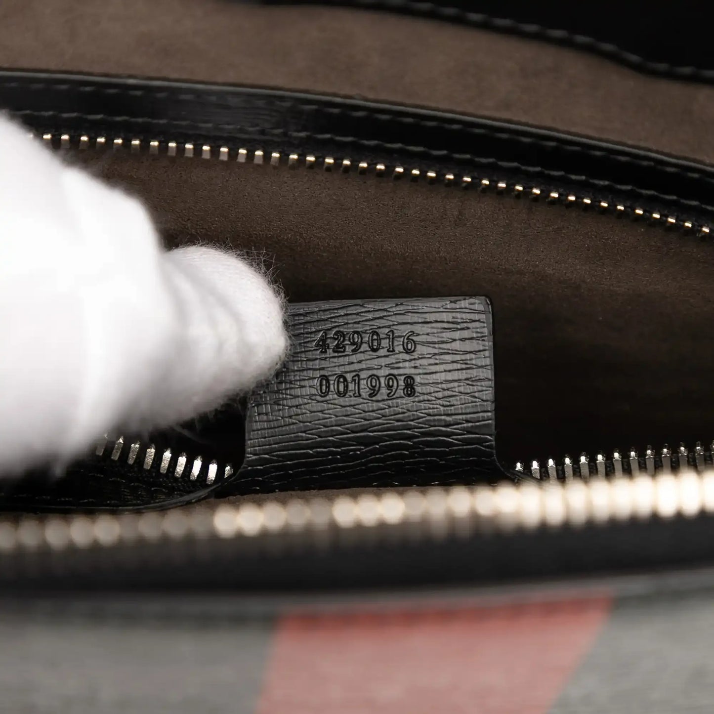 Gucci Leather Web Kingsnake Crossbody