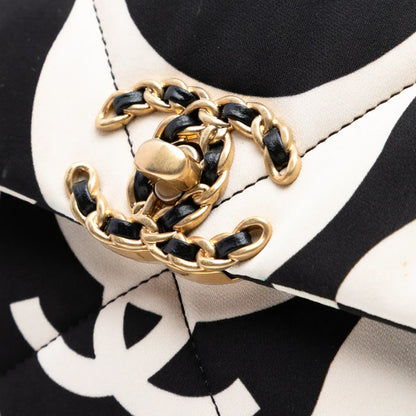 Chanel Large Printed Silk 19 Flap