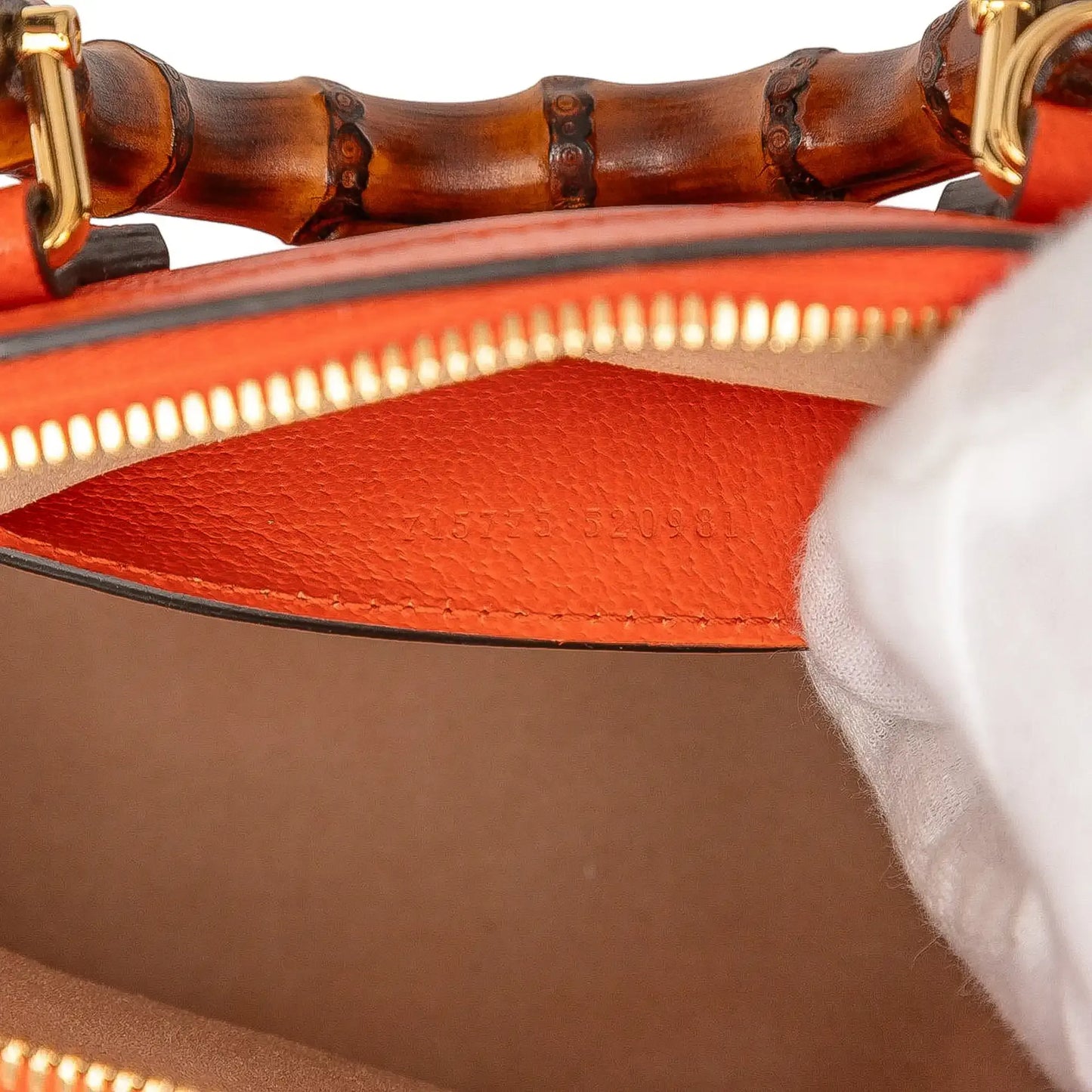 Gucci Mini Dollar Calfskin Bamboo Diana Dome Satchel