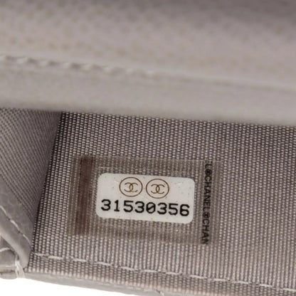 Chanel CC Quilted Caviar Miss Coco Clutch With Chain