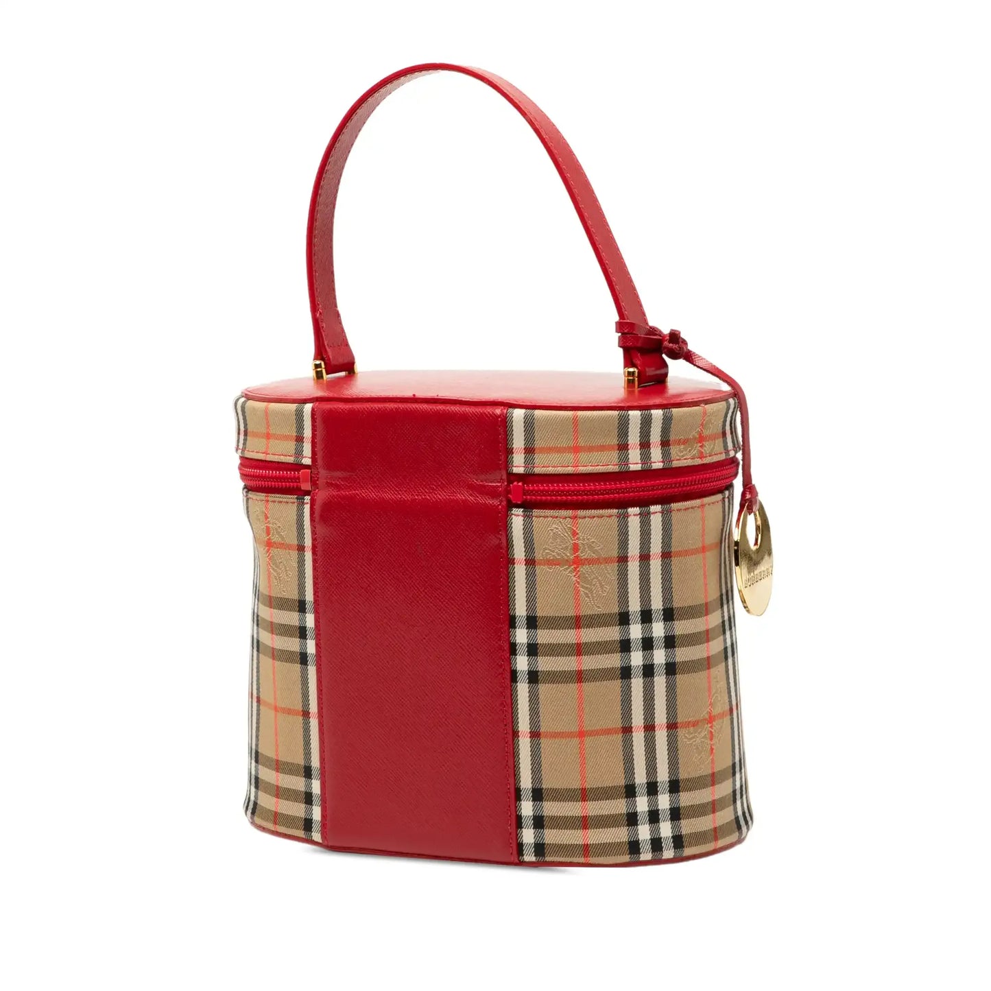 Burberry Haymarket Check Canvas Vanity Bag
