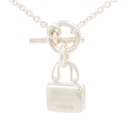 Hermès Sterling Silver Amulettes Constance Necklace