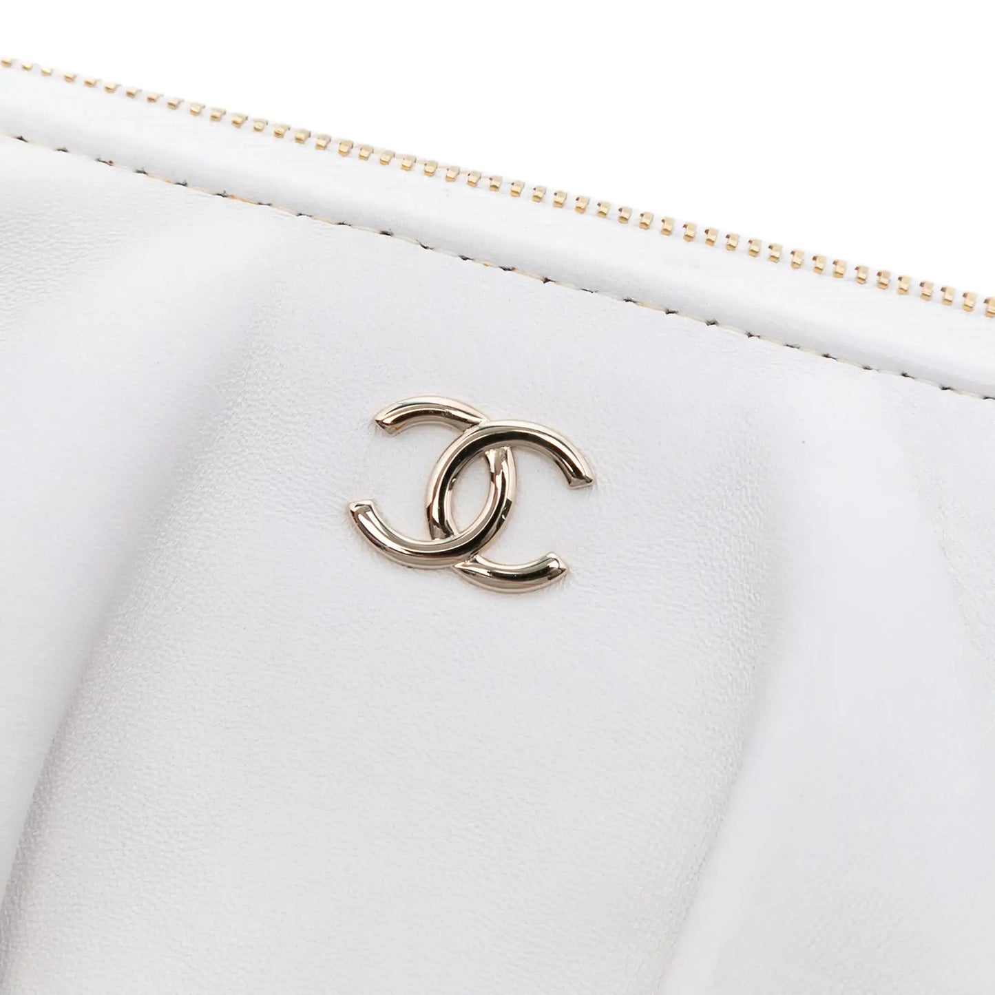 Chanel Lambskin Wave Clutch
