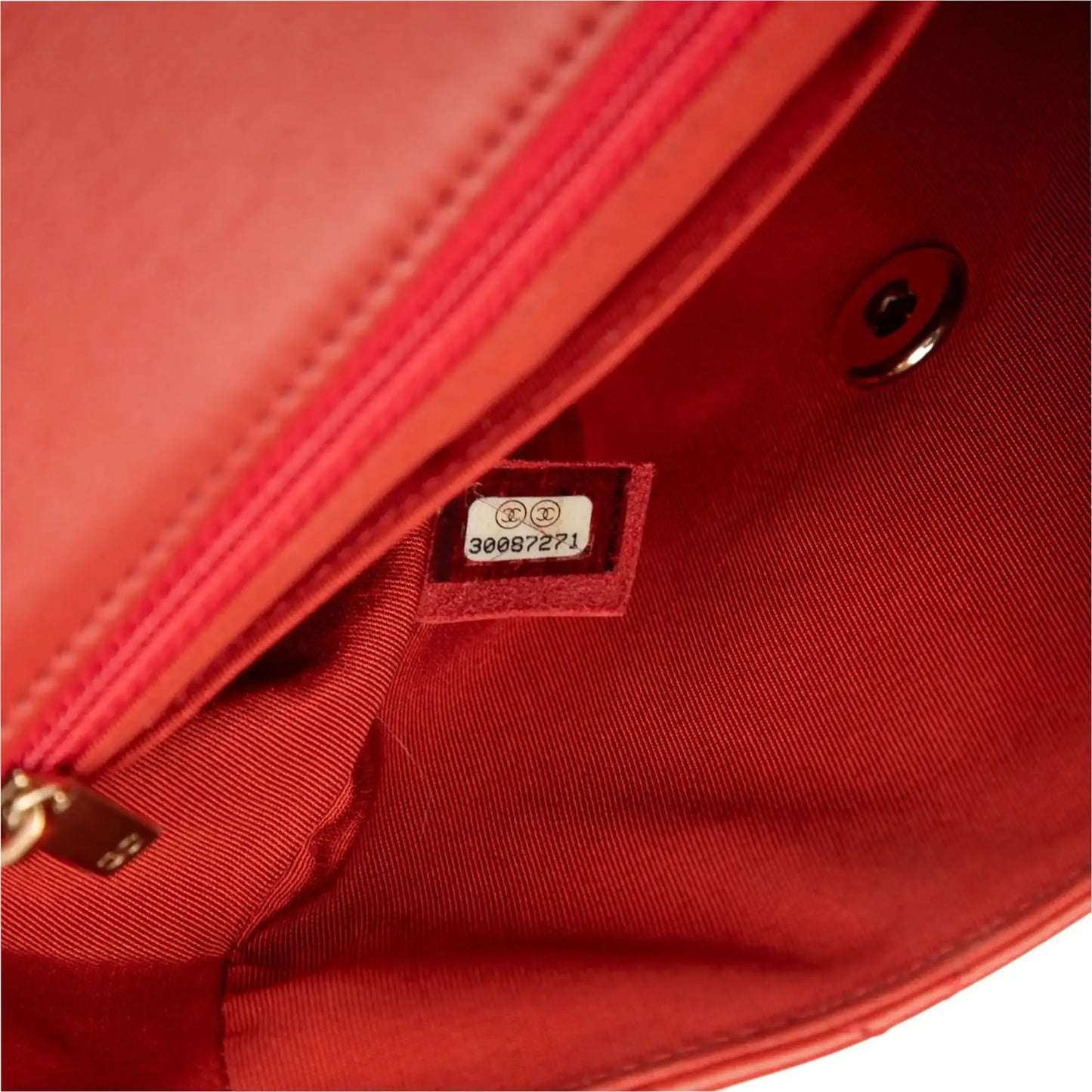 Chanel CC Quilted Calfskin Ruffle Strap Flap