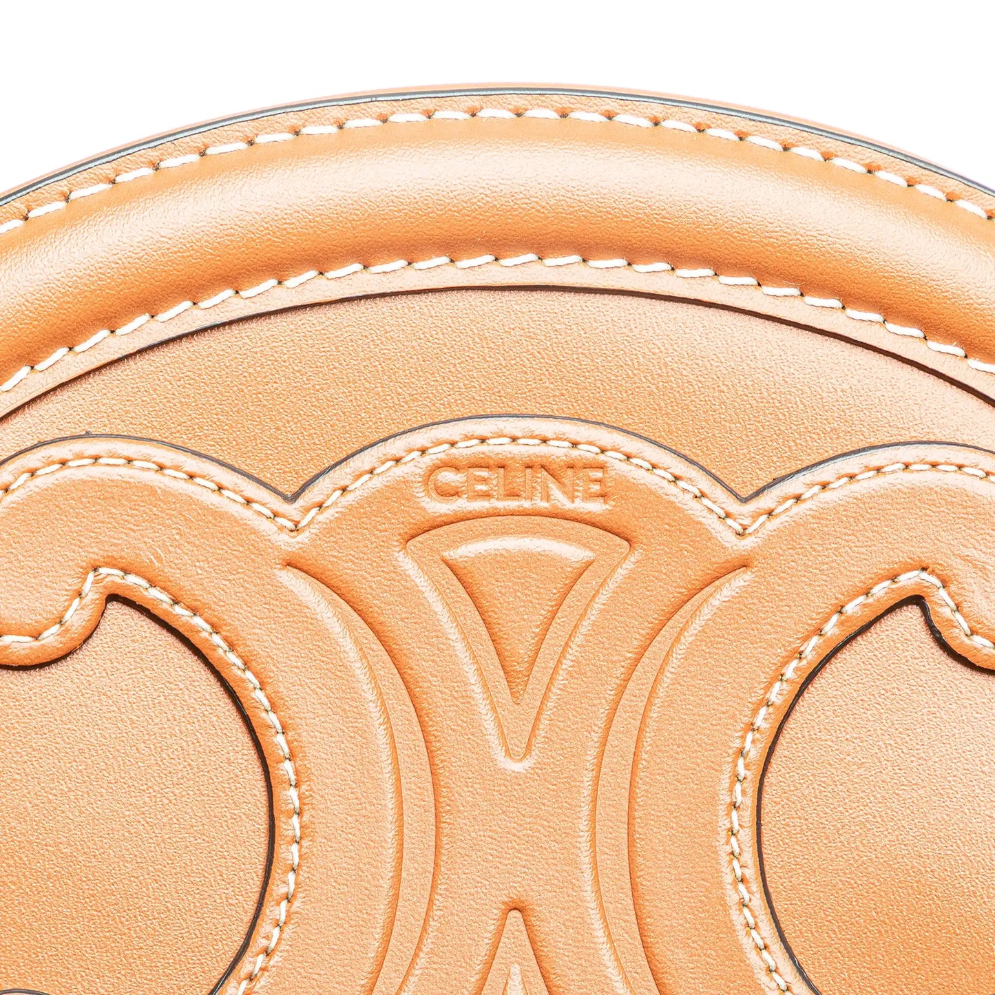 Celine Small Calfskin Cuir Triomphe Oval Crossbody