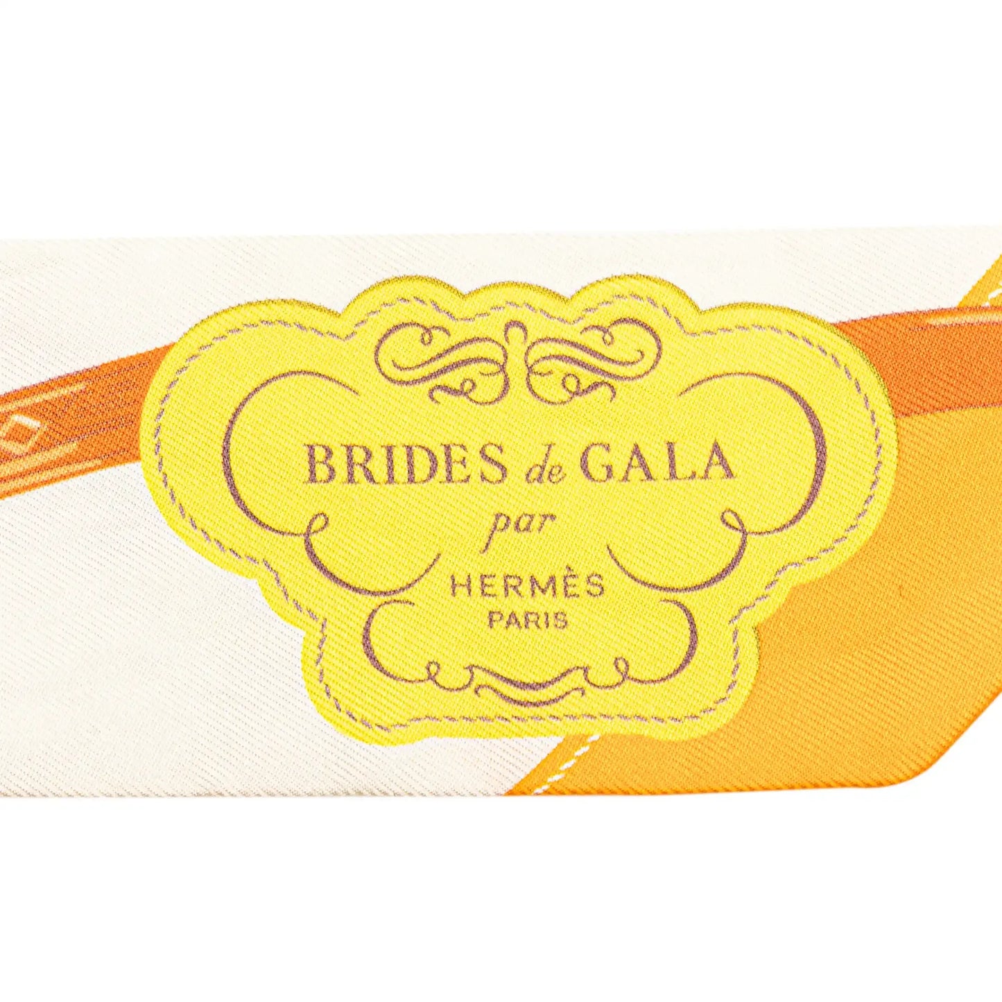 Hermès Brides De Gala Twilly Silk Scarf