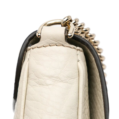Gucci Small Leather Soho Chain Flap Crossbody