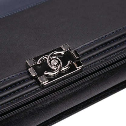 Chanel Bicolor Lambskin Boy Clutch